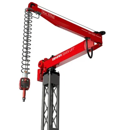 lift assist jib arms