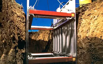 trenshore series aluminum trench shoring